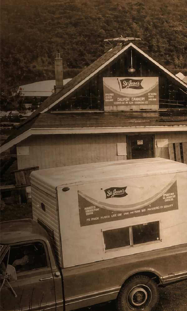St Jean's Cannery by the waterfront on Stewart ave Nanaimo in the 1960s - mobile